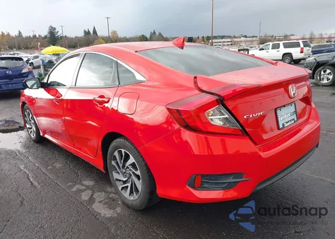 2017 Honda Civic Ex from USA, damaged, VIN 2HGFC2F74HH564969